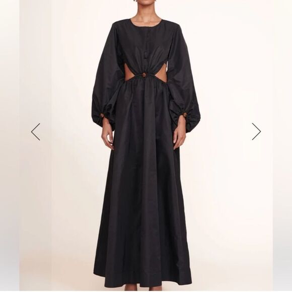 Staud Ivy Black Maxi Dress - Picture 2 of 13